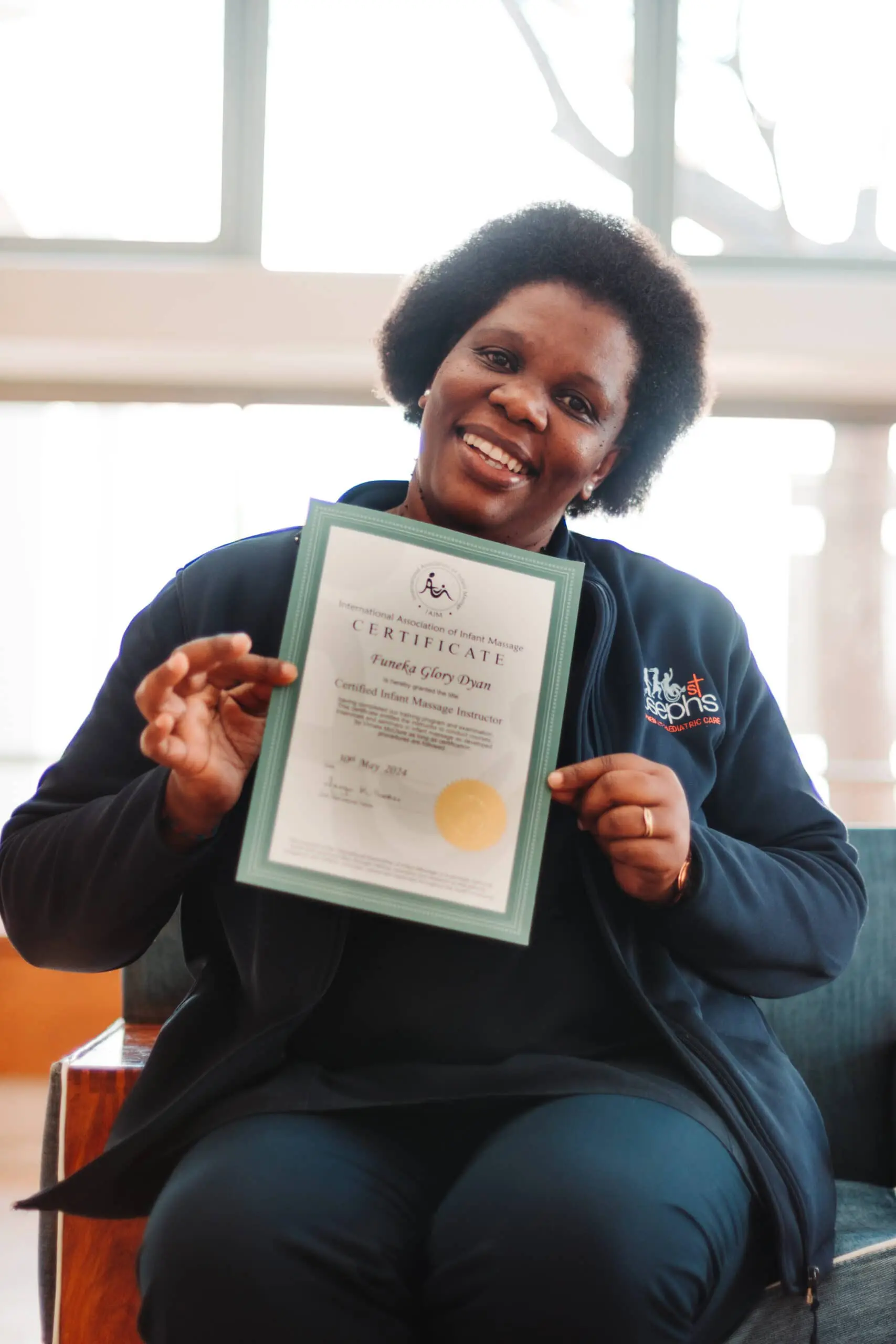 How Baby Massage Certification is Enhancing Care at St Joseph’s: Funeka’s Story of Upskilling and Compassion